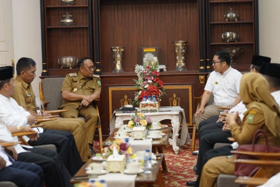 Silaturahmi dengan Pj Gubri, Pelantikan PMI Riau 2024-2029 Siap Digelar